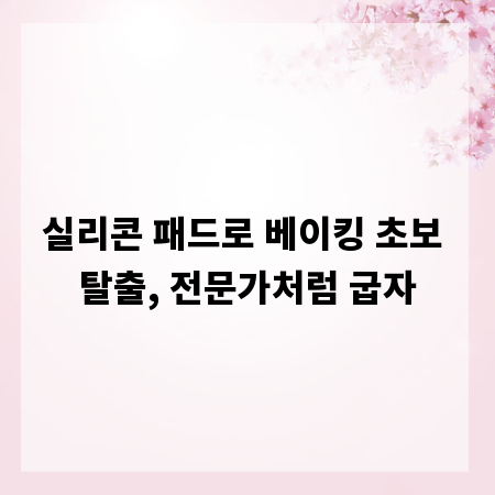 실리콘 패드로 베이킹 초보 탈출, 전문가처럼 굽자