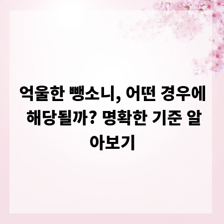 억울한 뺑소니, 어떤 경우에 해당될까? 명확한 기준 알아보기