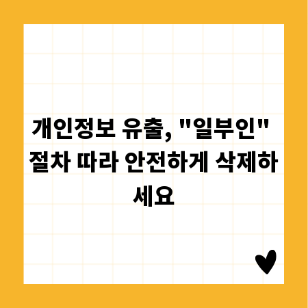 개인정보 유출, 