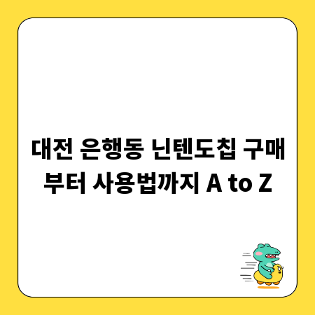 대전 은행동 닌텐도칩 구매부터 사용법까지 A to Z