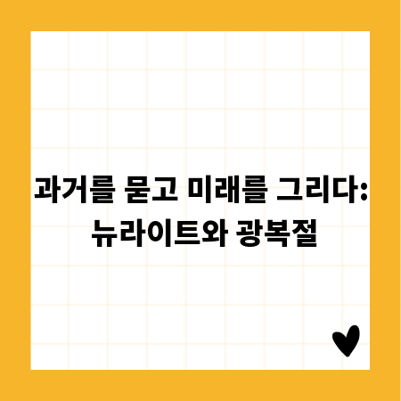 과거를 묻고 미래를 그리다: 뉴라이트와 광복절